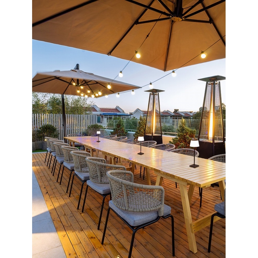 LED prigušiva spoljašnja solarna lampa sa senzorom LED/4W/5V IP44 3600 mAh