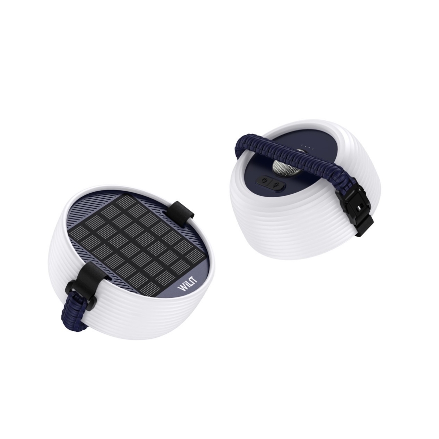 LED RGB Prenosni solarna punjiva lampa sa LED lancem LED/10W/5V 3600 mAh IP65 3600 mAh