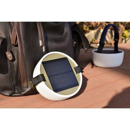 LED RGB Prenosiva solarna punjiva lampa sa LED lancem LED/10W/5V 3600 mAh IP65 3600 mAh