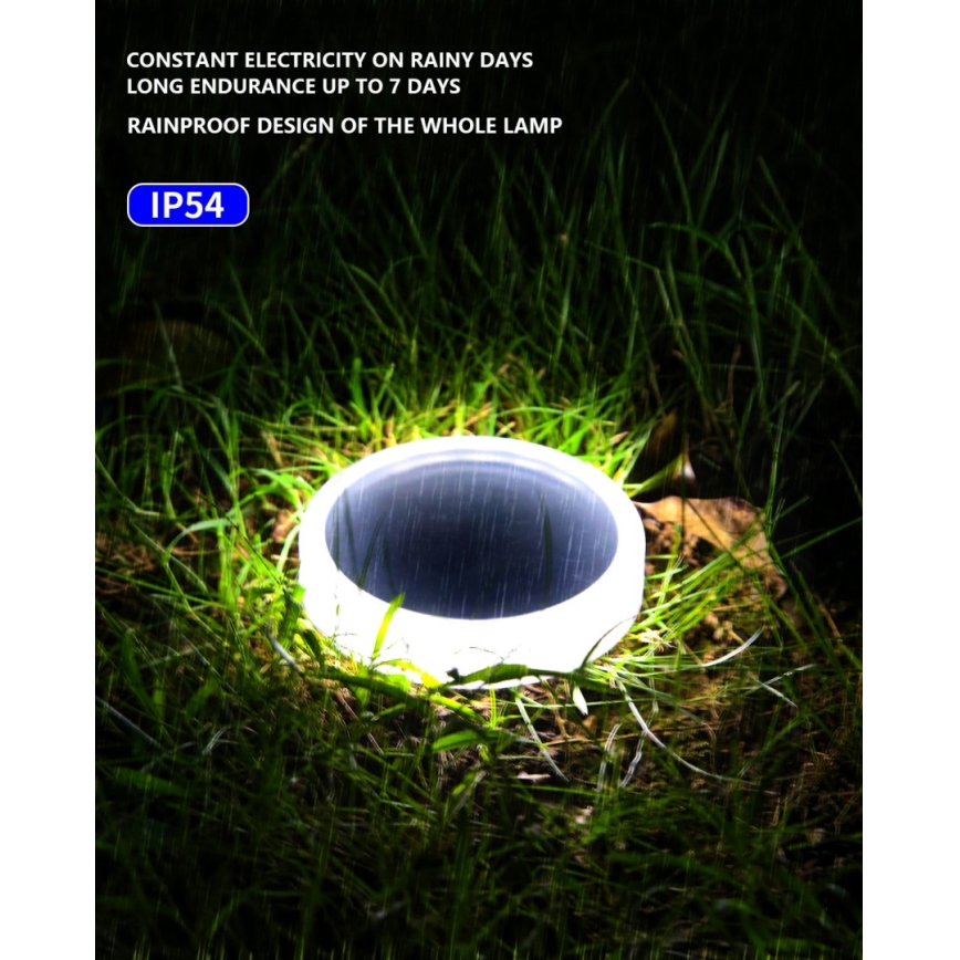 LED Vanjska solarna rasveta sa senzorom LED/0,4W/3,2V IP54 500 mAh