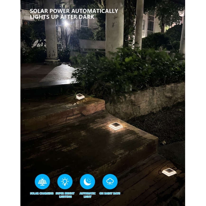 LED Vanjska solarna rasveta sa senzorom LED/0,03W/1,2V IP54