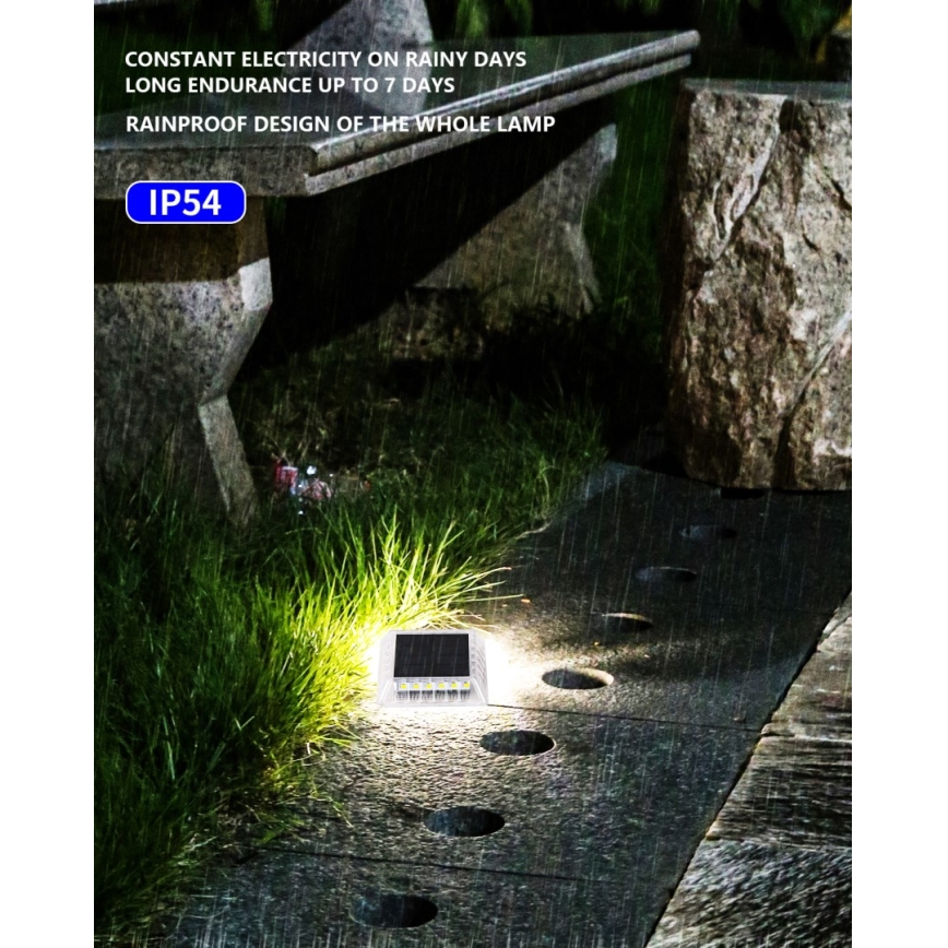 LED Vanjska solarna rasveta sa senzorom LED/0,03W/1,2V IP54