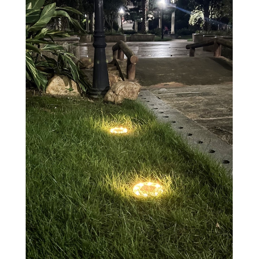 Set 4x LED Vanjska solarna rasveta sa senzorom LED/0,048W/2V IP68