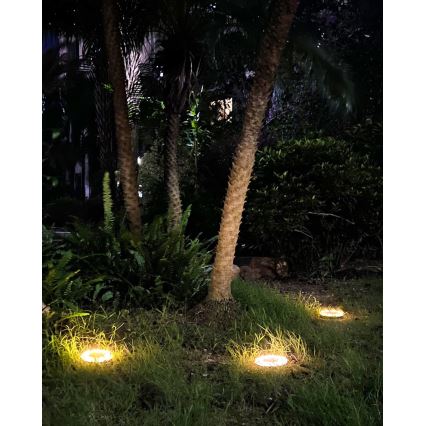 Set 4x LED Vanjska solarna rasveta sa senzorom LED/0,048W/2V IP68