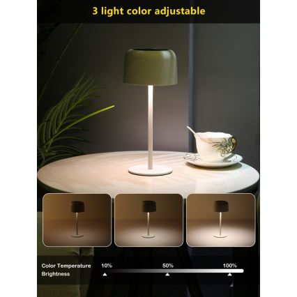 LED prigušiva spoljašnja solarna lampa LED/4W/5V 3600mAh IP44