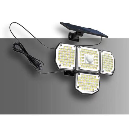 LED Solarna zidna lampa sa senzorom LED/5W/5,5V 3000K/6500K IP44 1200 mAh