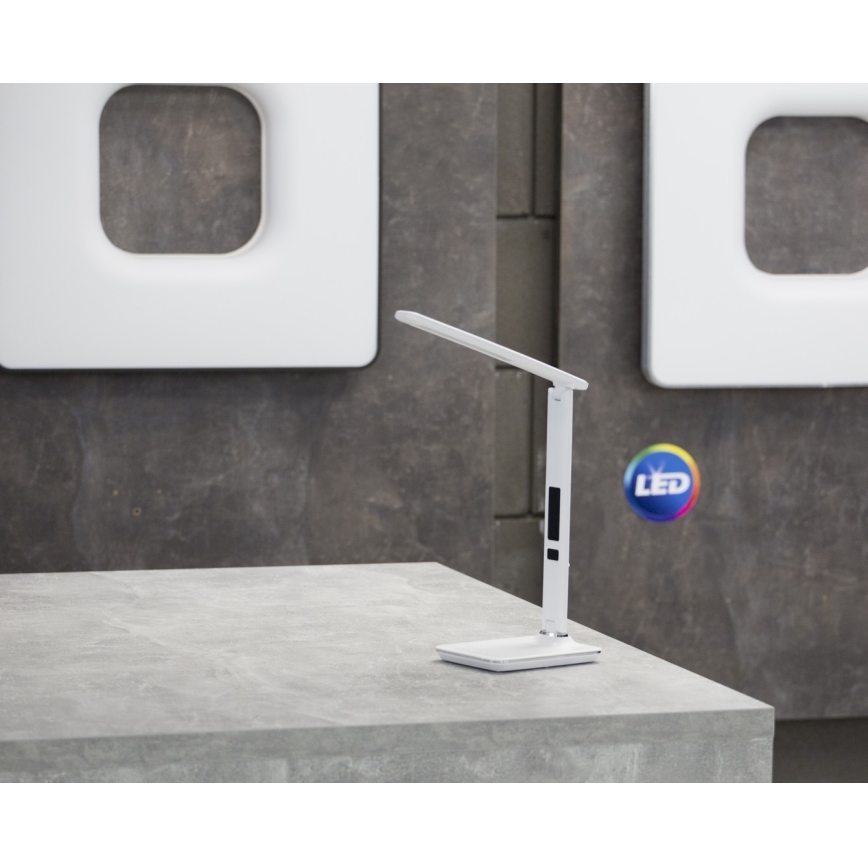 LED Stona lampa sa ekranom LED/9W/230V bela