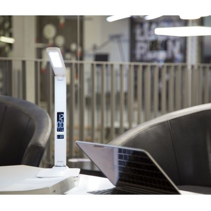 LED Stona lampa sa ekranom LED/9W/230V bela