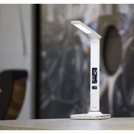 LED Stona lampa sa ekranom LED/9W/230V bela