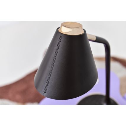 LED Prigušiva stona lampa sa bežičnim punjenjem FINCH LED/9W/12/230V sivo/sjajni krom