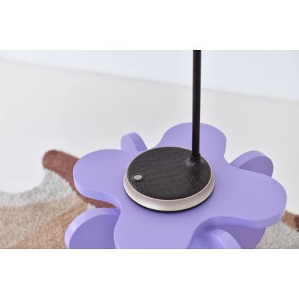 LED Prigušiva stona lampa sa bežičnim punjenjem FINCH LED/9W/12/230V sivo/sjajni krom