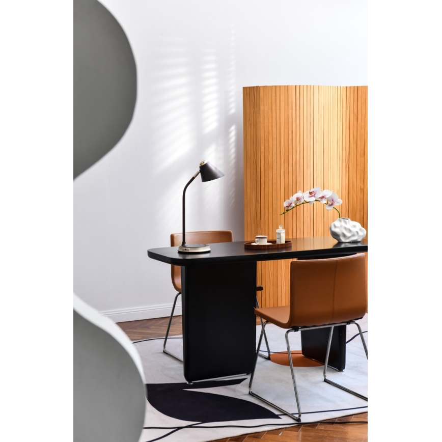 LED Prigušiva stona lampa sa bežičnim punjenjem FINCH LED/9W/12/230V sivo/sjajni krom