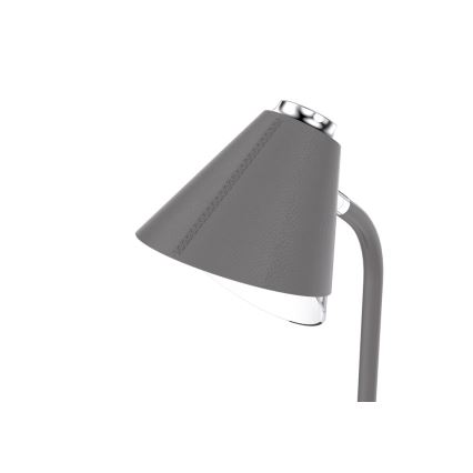 LED Prigušiva stona lampa sa bežičnim punjenjem FINCH LED/9W/12/230V sivo/sjajni krom