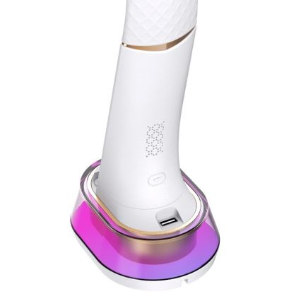 LED RGB Prigušiva stona lampa sa bežičnim punjenjem CORELLA LED/7W/12/230V bela