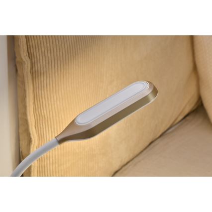 LED RGBW Prigušiva stona lampa sa budilicom FALCON LED/10W/12V