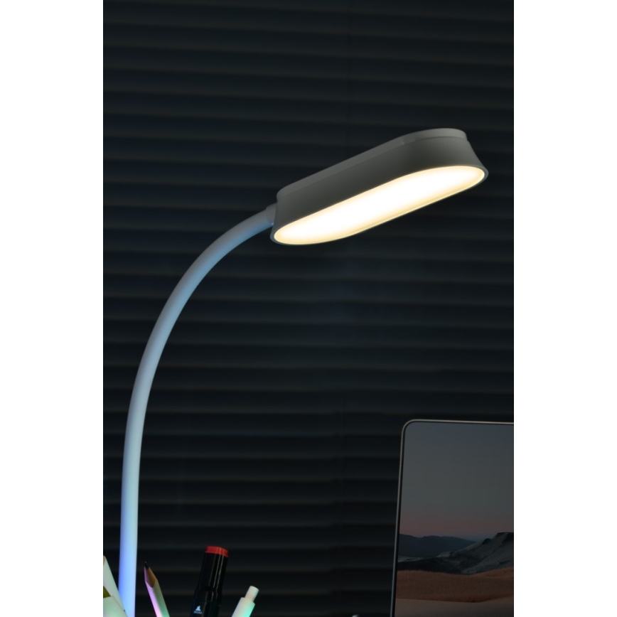 LED RGBW Prigušiva stona lampa sa držačem za olovke FALCON LED/10W/5V