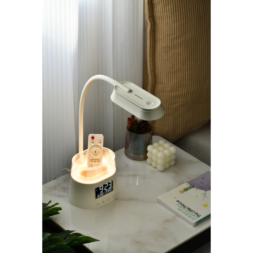 LED RGBW Prigušiva stona lampa sa držačem za olovke FALCON LED/10W/5V