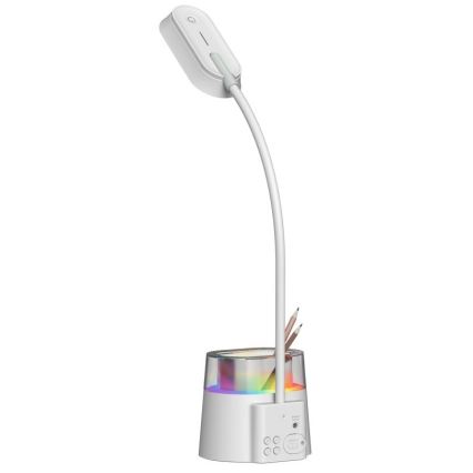 LED RGBW Prigušiva stona lampa sa držačem za olovke FALCON LED/10W/5V