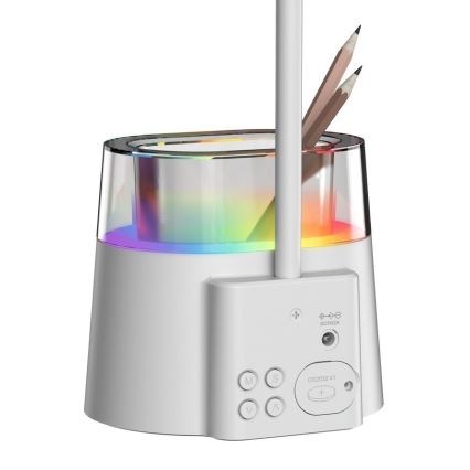 LED RGBW Prigušiva stona lampa sa držačem za olovke FALCON LED/10W/5V