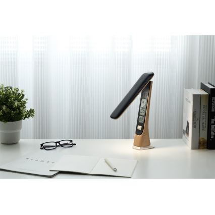 LED Prigušiva punjiva stona lampa LED/5W/5V 3000K/4000K/5000K zlatna