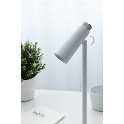 LED Prigušiva stona lampa sa bežičnim Qi punjenjem TIT LED/12W/230V bela
