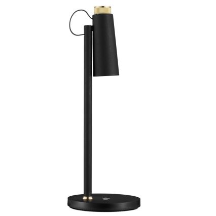 LED Prigušiva stona lampa sa bežičnim Qi punjenjem TIT LED/12W/230V crno