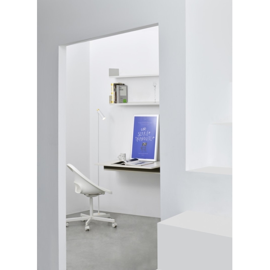 LED Prigušiva podna lampa TIT LED/6W/230V bela