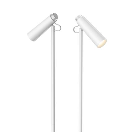 LED Prigušiva podna lampa TIT LED/6W/230V bela