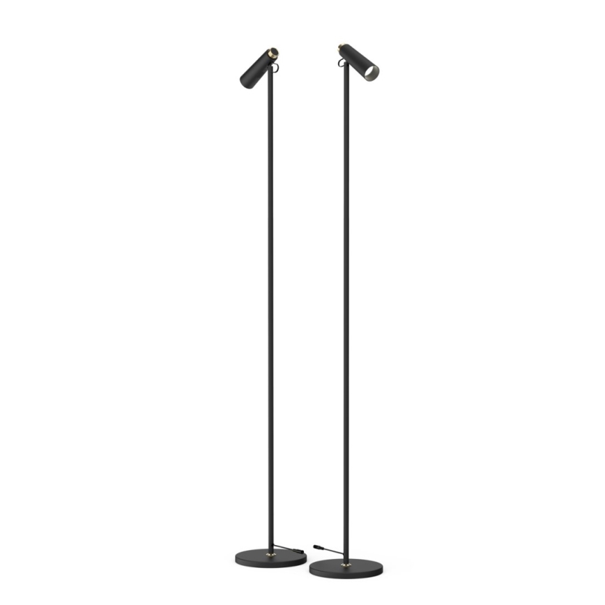 LED Prigušiva podna lampa TIT LED/6W/230V crno