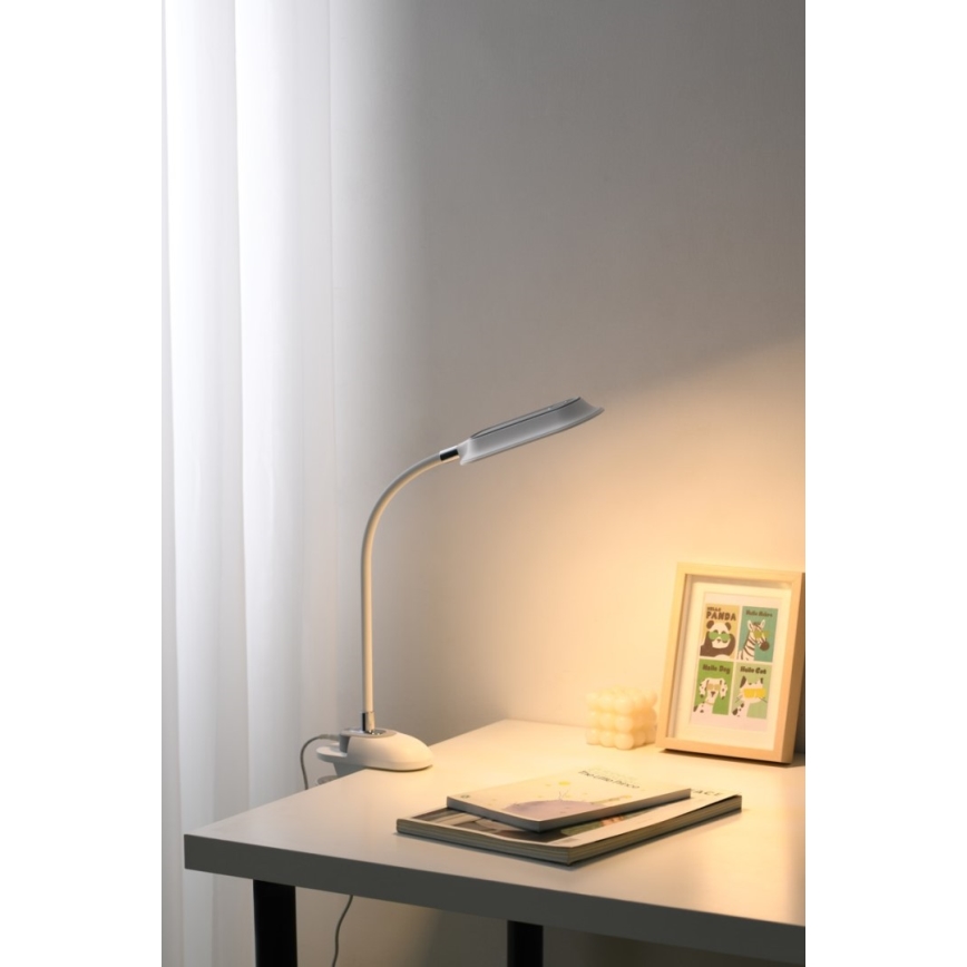 LED+CCT prigušiva stona lampa sa stezaljkom CLIP LED/7,5W/230V 3000/4200/5000K bela