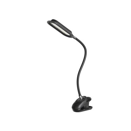 LED+CCT prigušiva stona lampa sa klipom CLIP LED/7,5W/230V 3000/4200/5000K crna