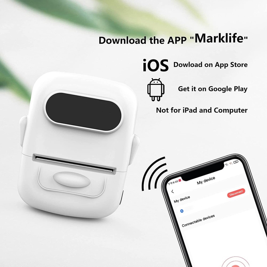 Digitalni štampač nalepnica USB-C + 3x samolepljive etikete