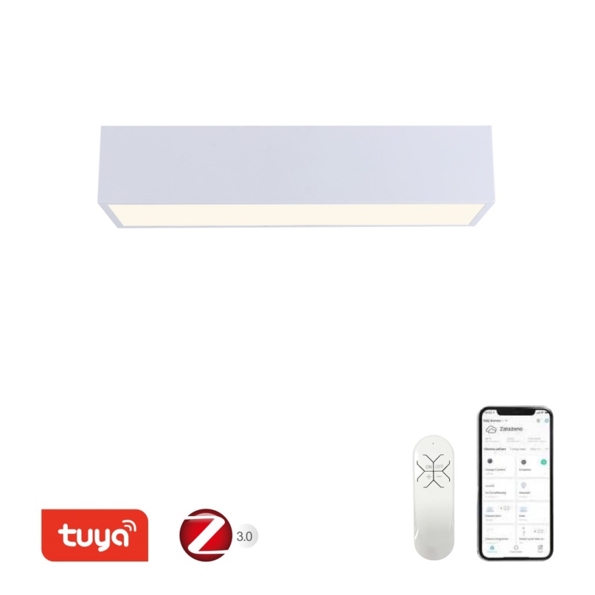 Immax NEO 07072-60 - LED Prigušiva plafonjera CANTO LED/34W/230V bela Tuya + Daljinski upravljač