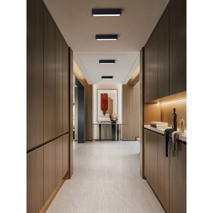 Immax NEO 07074-60 - LED Prigušiva plafonjera CANTO LED/34W/230V crno Tuya + Daljinski upravljač