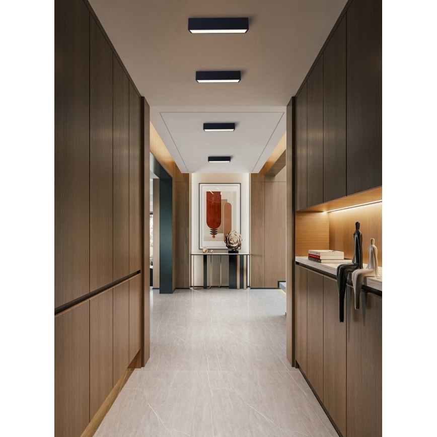 Immax NEO 07074-60 - LED Prigušiva plafonjera CANTO LED/34W/230V crno Tuya + Daljinski upravljač