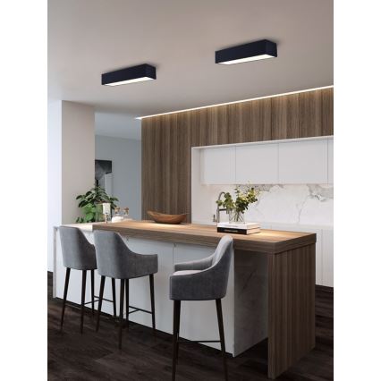 Immax NEO 07074-60 - LED Prigušiva plafonjera CANTO LED/34W/230V crno Tuya + Daljinski upravljač