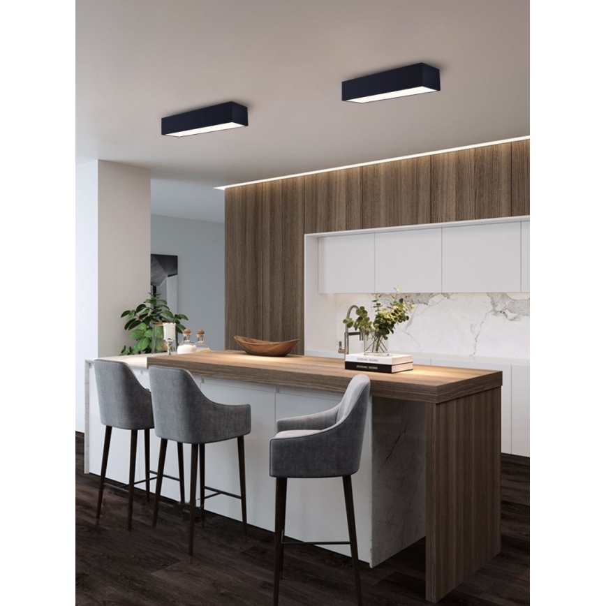 Immax NEO 07074-60 - LED Prigušiva plafonjera CANTO LED/34W/230V crno Tuya + Daljinski upravljač