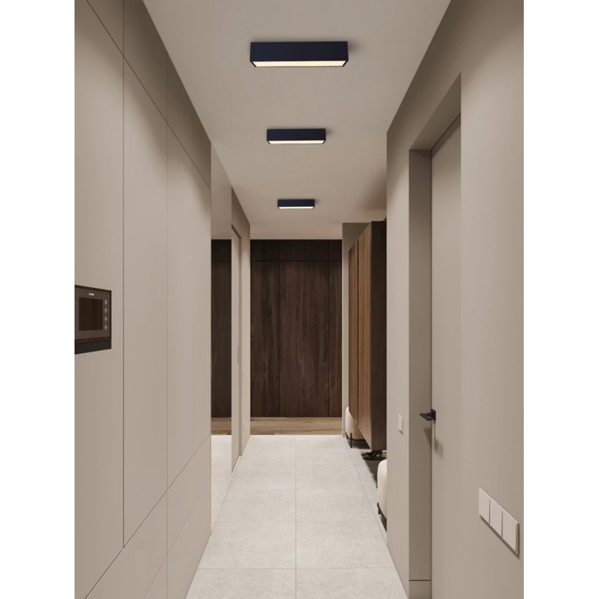 Immax NEO 07074-60 - LED Prigušiva plafonjera CANTO LED/34W/230V crno Tuya + Daljinski upravljač