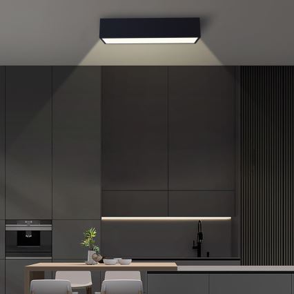 Immax NEO 07074-60 - LED Prigušiva plafonjera CANTO LED/34W/230V crno Tuya + Daljinski upravljač