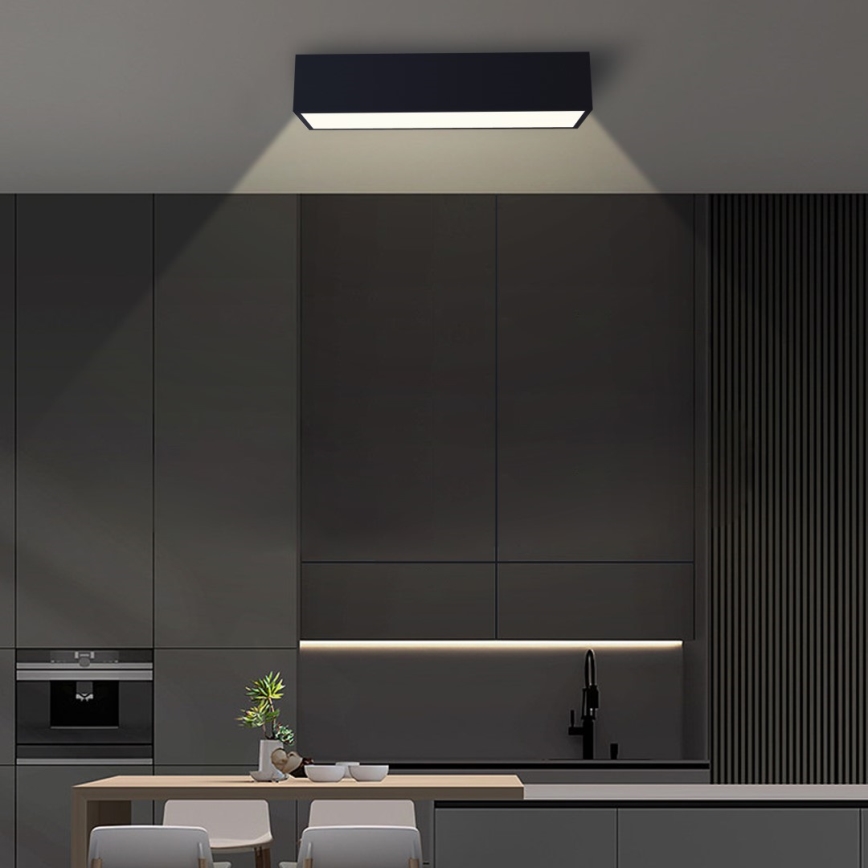 Immax NEO 07074-60 - LED Prigušiva plafonjera CANTO LED/34W/230V crno Tuya + Daljinski upravljač