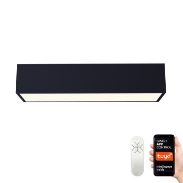 Immax NEO 07074-60 - LED Prigušiva plafonjera CANTO LED/34W/230V crno Tuya + Daljinski upravljač