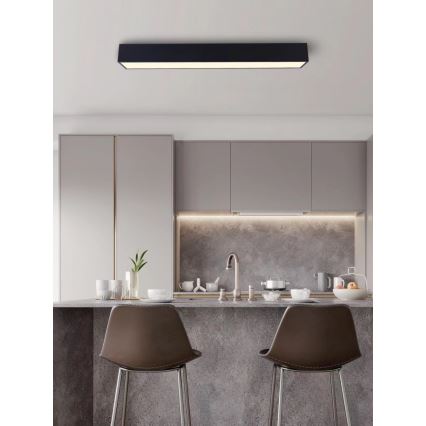 Immax NEO 07074-90 - LED Prigušiva plafonjera CANTO LED/50W/230V crno Tuya + Daljinski upravljač