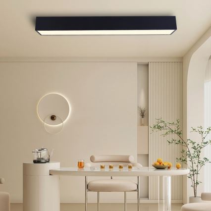 Immax NEO 07074-90 - LED Prigušiva plafonjera CANTO LED/50W/230V crno Tuya + Daljinski upravljač