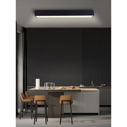 Immax NEO 07074-90 - LED Prigušiva plafonjera CANTO LED/50W/230V crno Tuya + Daljinski upravljač