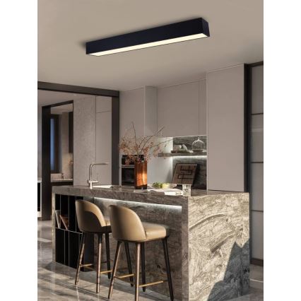 Immax NEO 07074-90 - LED Prigušiva plafonjera CANTO LED/50W/230V crno Tuya + Daljinski upravljač