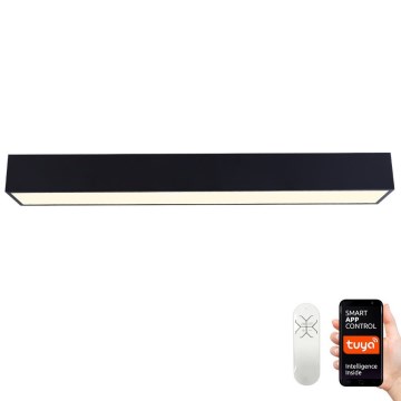 Immax NEO 07074-90 - LED Prigušiva plafonjera CANTO LED/50W/230V crno Tuya + Daljinski upravljač