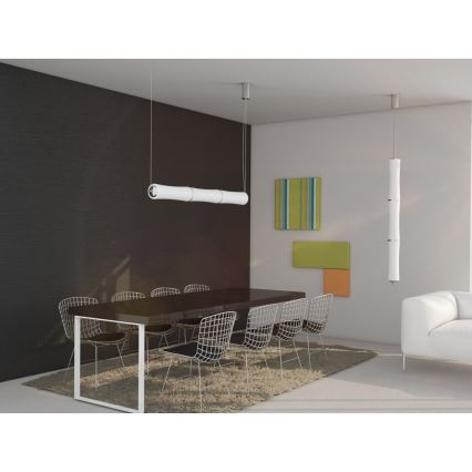 Immax NEO 07104L - LED Prigušivi luster na sajli BAMBOOS LED/45W/230V 135 cm Tuya