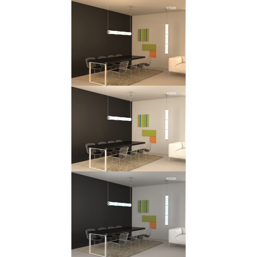 Immax NEO 07104L - LED Prigušivi luster na sajli BAMBOOS LED/45W/230V 135 cm Tuya