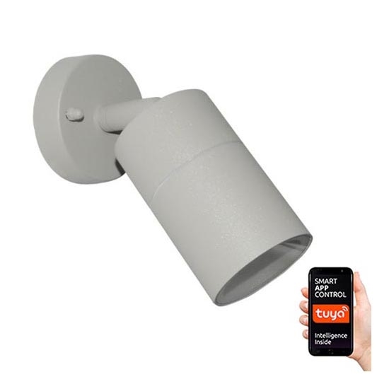 Immax NEO 07119A - LED Vanjska prigušivi lampa PARED 1xGU10/4,8W/230V IP65 Tuya