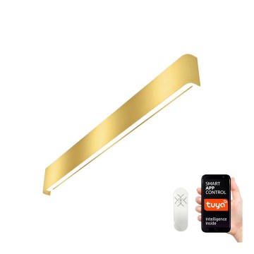 Immax NEO 07137-G - LED SMART zidno svetlo LINEA sa prigušivanjem, u zlatnoj boji, LED/40W/230V + daljinski upravljač, 76 cm Tuya ZigBee